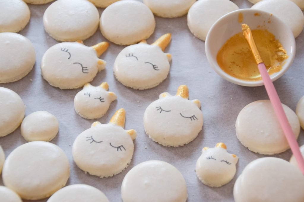 Unicorn macarons