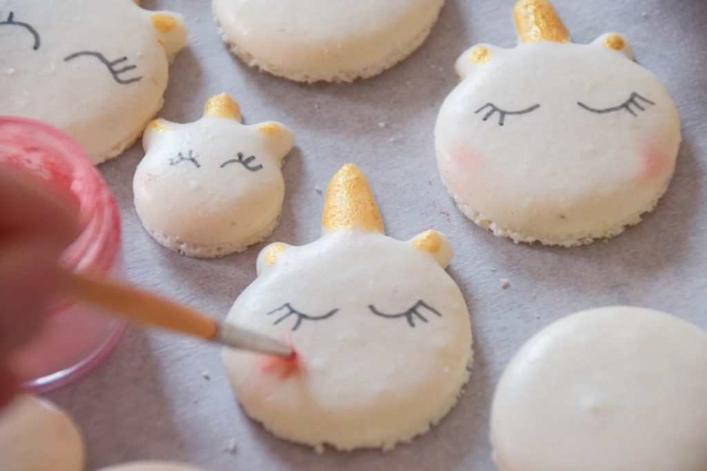 Unicorn macarons