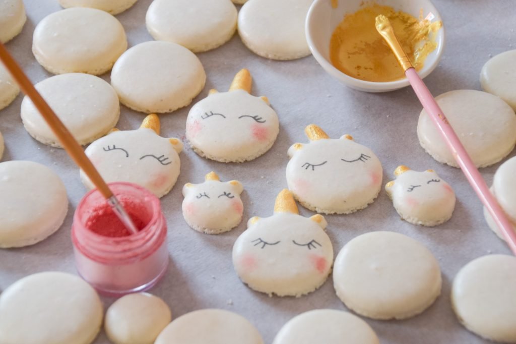 Unicorn macarons