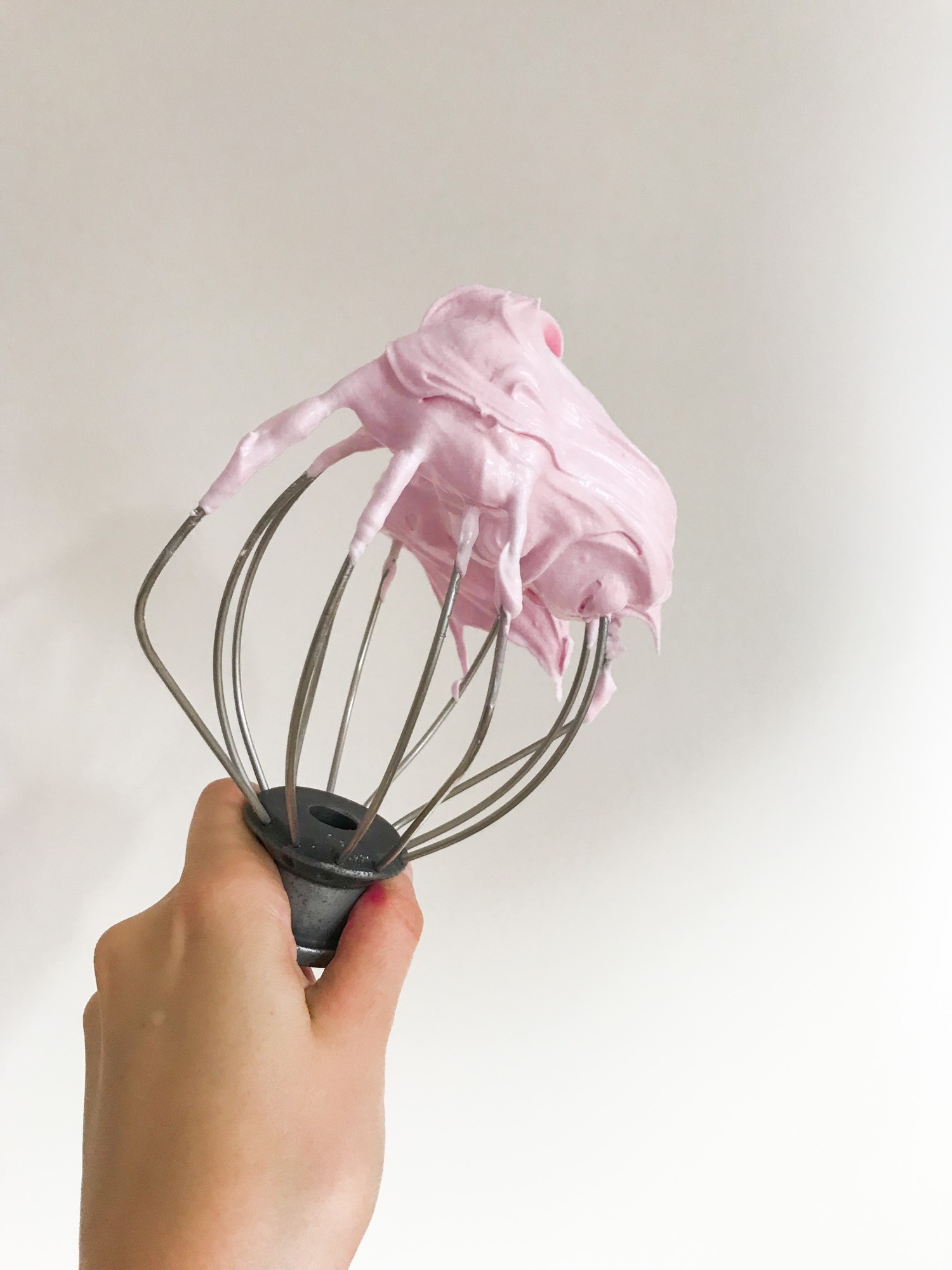 Pink meringue whisk kitchen aid