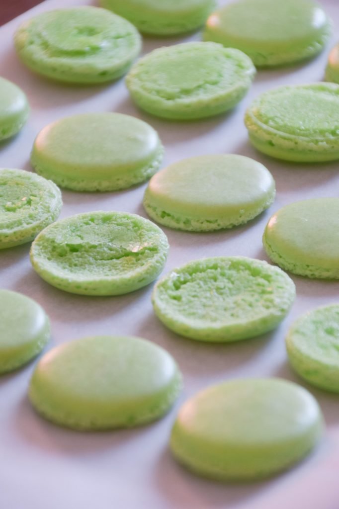 Green Citrus Lime Macarons