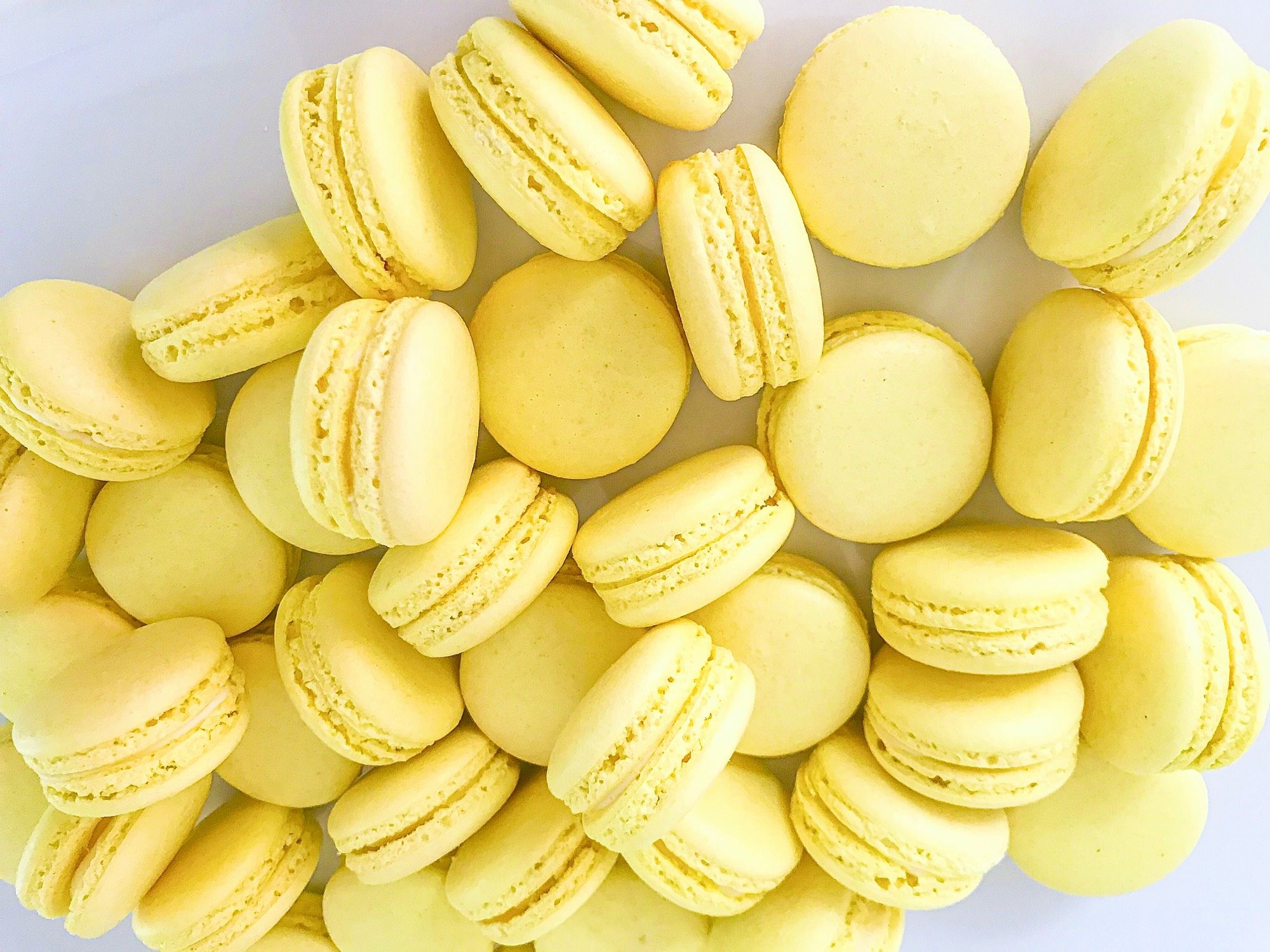 Yellow Lemon Macarons