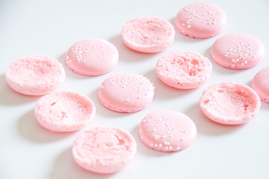 Sparkling Wine Strawberry Macarons Edible Luster Dust Shiny