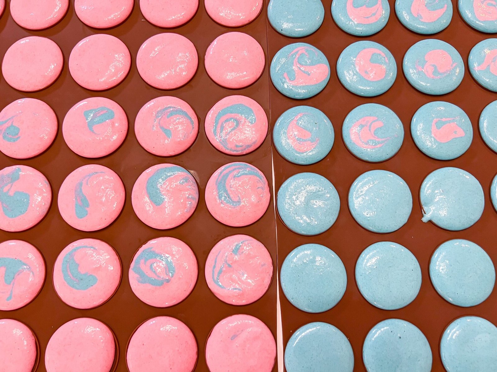 Multicolored Bubblegum Macarons Baking With Belli