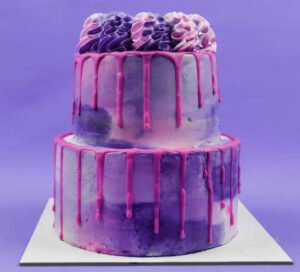 cake drips chocolate ganache recipe diy baking macaron filling cake icing purple birthday cake