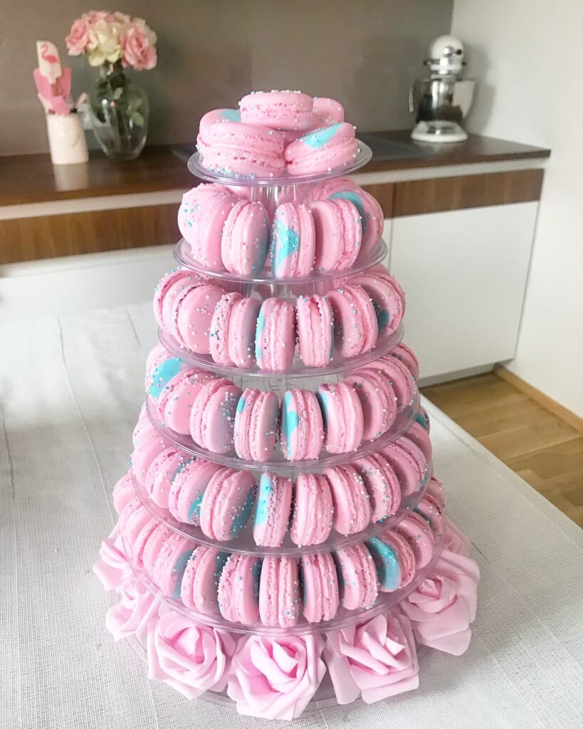 macaron tower bubblegum macarons event macaron presentation and serving ideas macaron tray stand cake topper