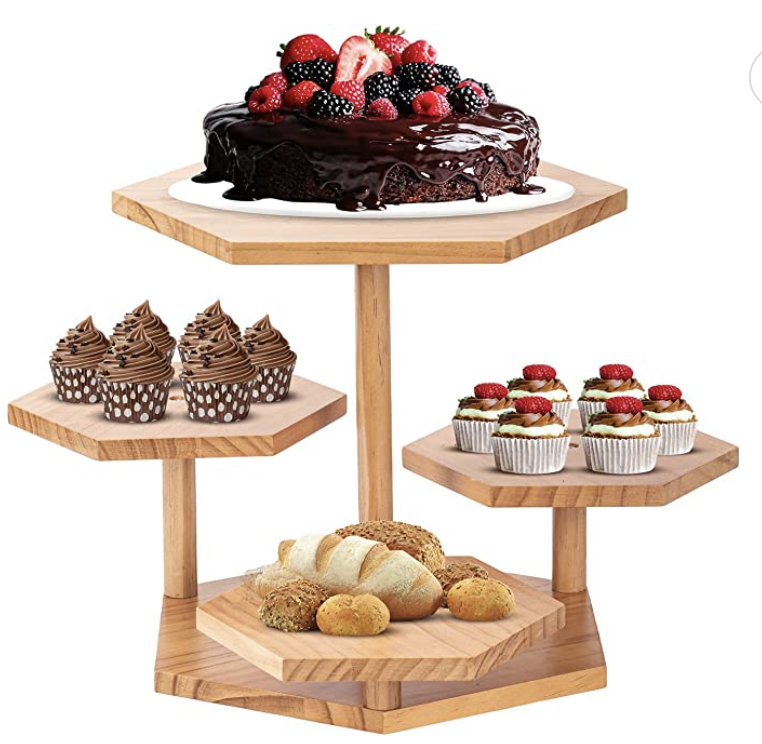 Wooden rustic macaron tray sweets cakes wedding serving desserts